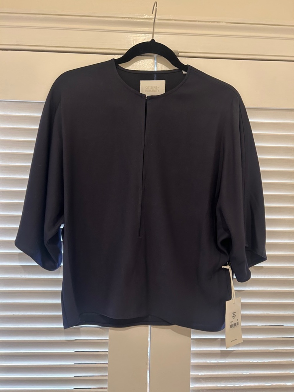 NWT Citizens of Humanity Franca Shirt navy, XS